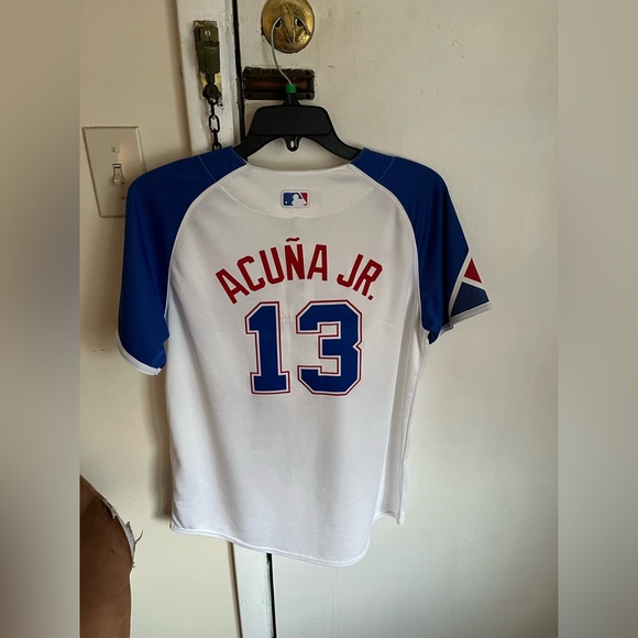 Ronald Acuna Jr Atlanta Braves Nike MLB Youth city connect jersey L